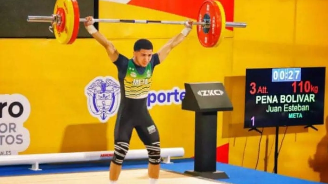 pesista Juan Esteban Peña Bolívar