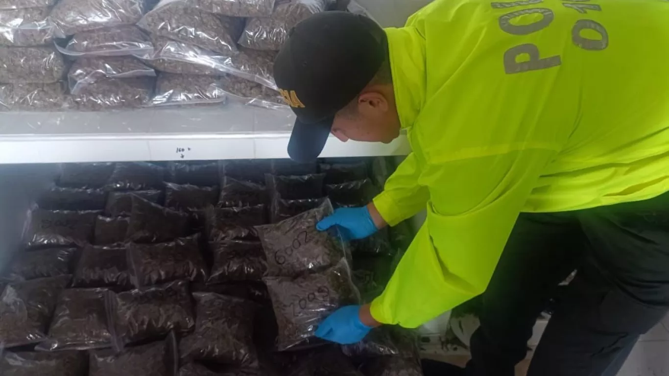 Policía Nacional incautación marihuana