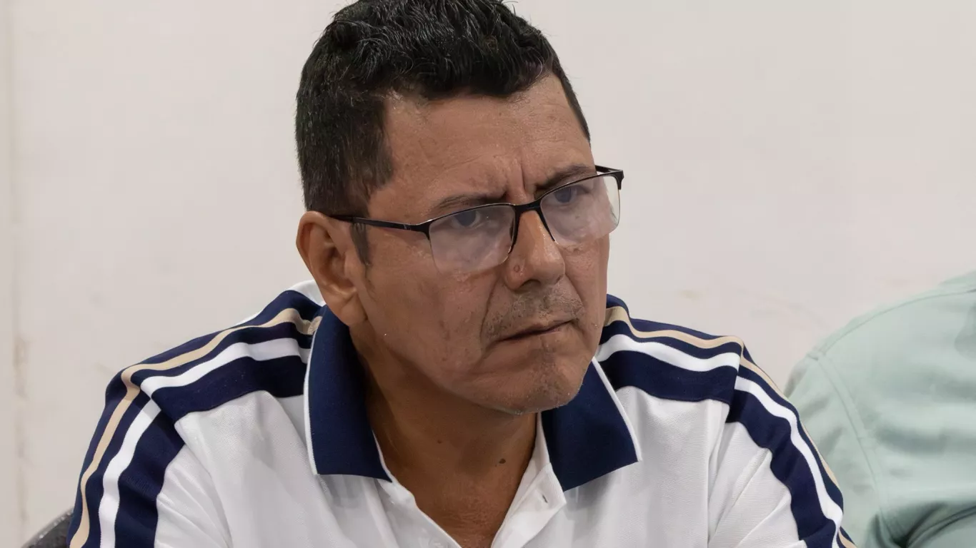 Luis Eduardo Bohórquez, presidente de la JAC de La Marizosa