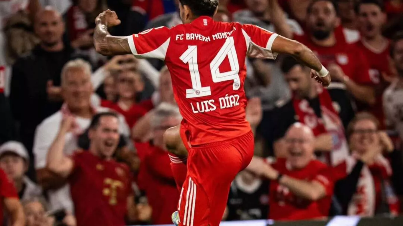 anotacion de luis diaz ante Augsburgo