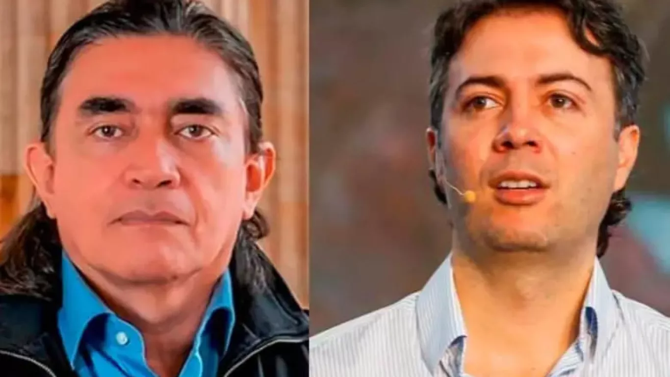 Gustavo Bolívar y Daniel Quintero, precandidatos del Pacto Histórico