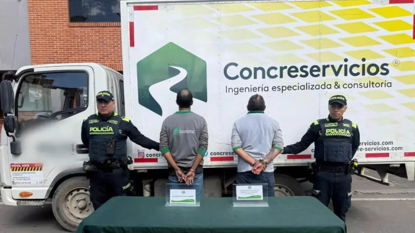 Ladrones capturados por Metro de Bogotá