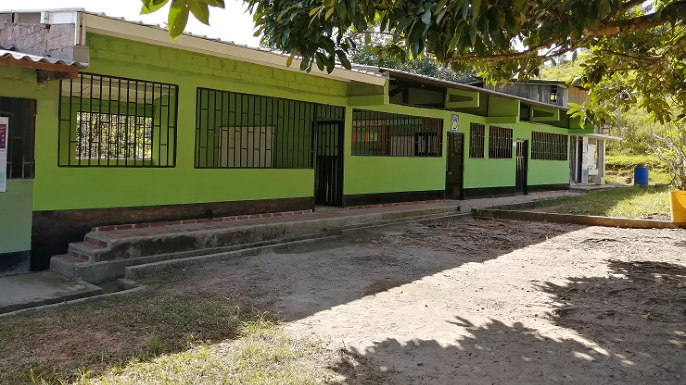 Escuela rural en Colombia