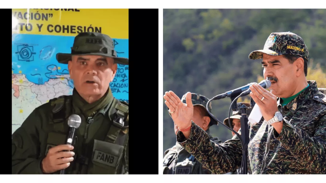 vladimir padrino y nicolas maduro