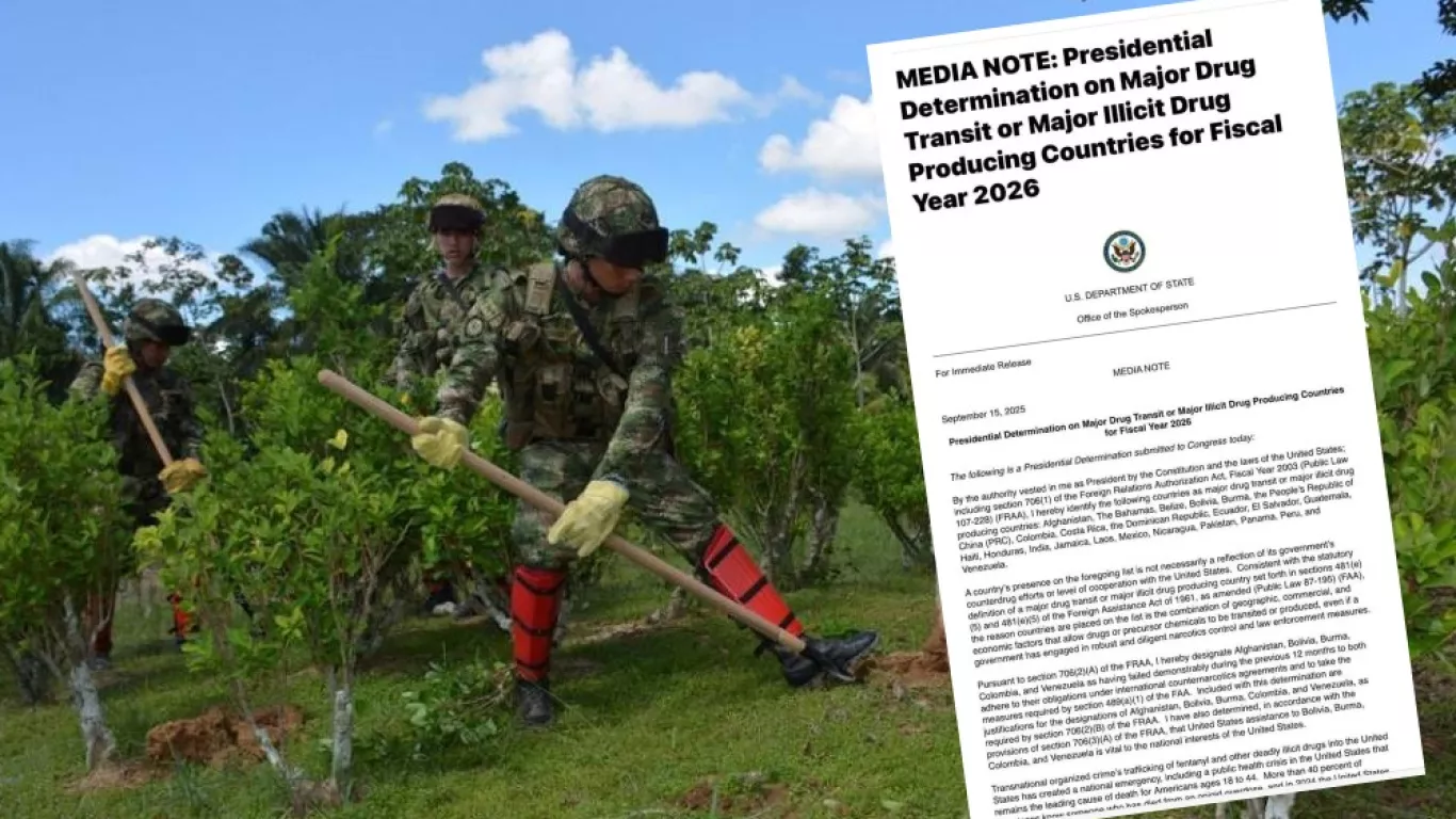 Descertificación Colombia