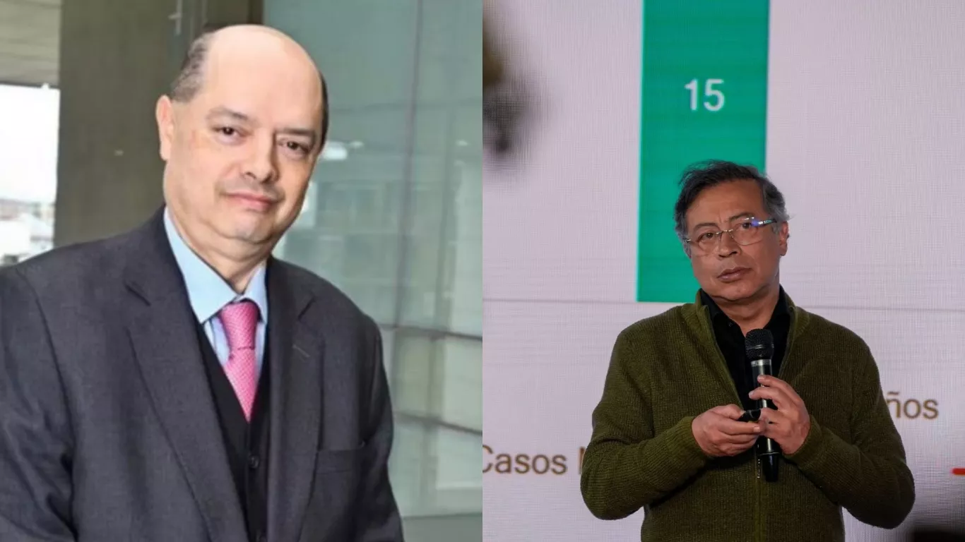 Enrique Vargas Lleras y Gustavo Petro