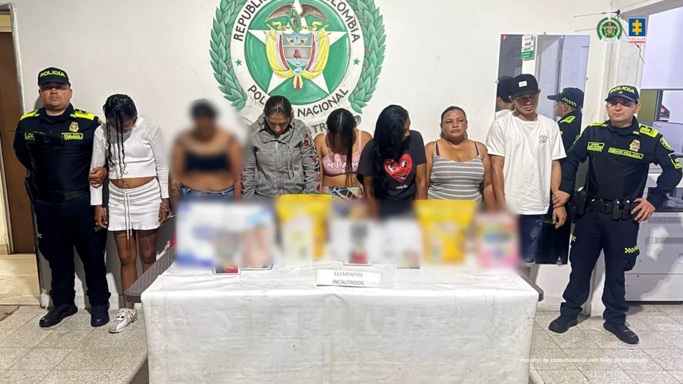 Siete personas fueron presentadas ante un juez penal de control de garantías e imputadas