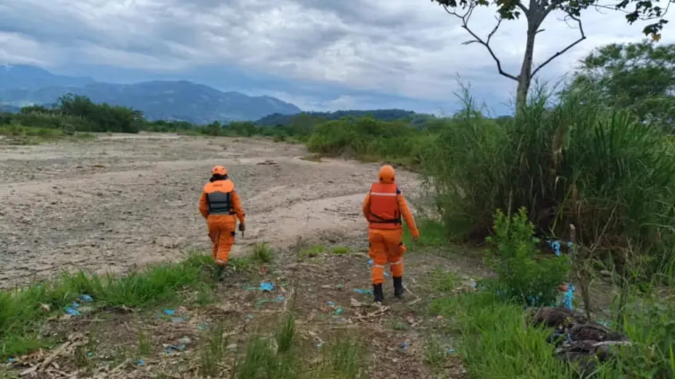 Creciente súbita en la vereda Puerto Unión