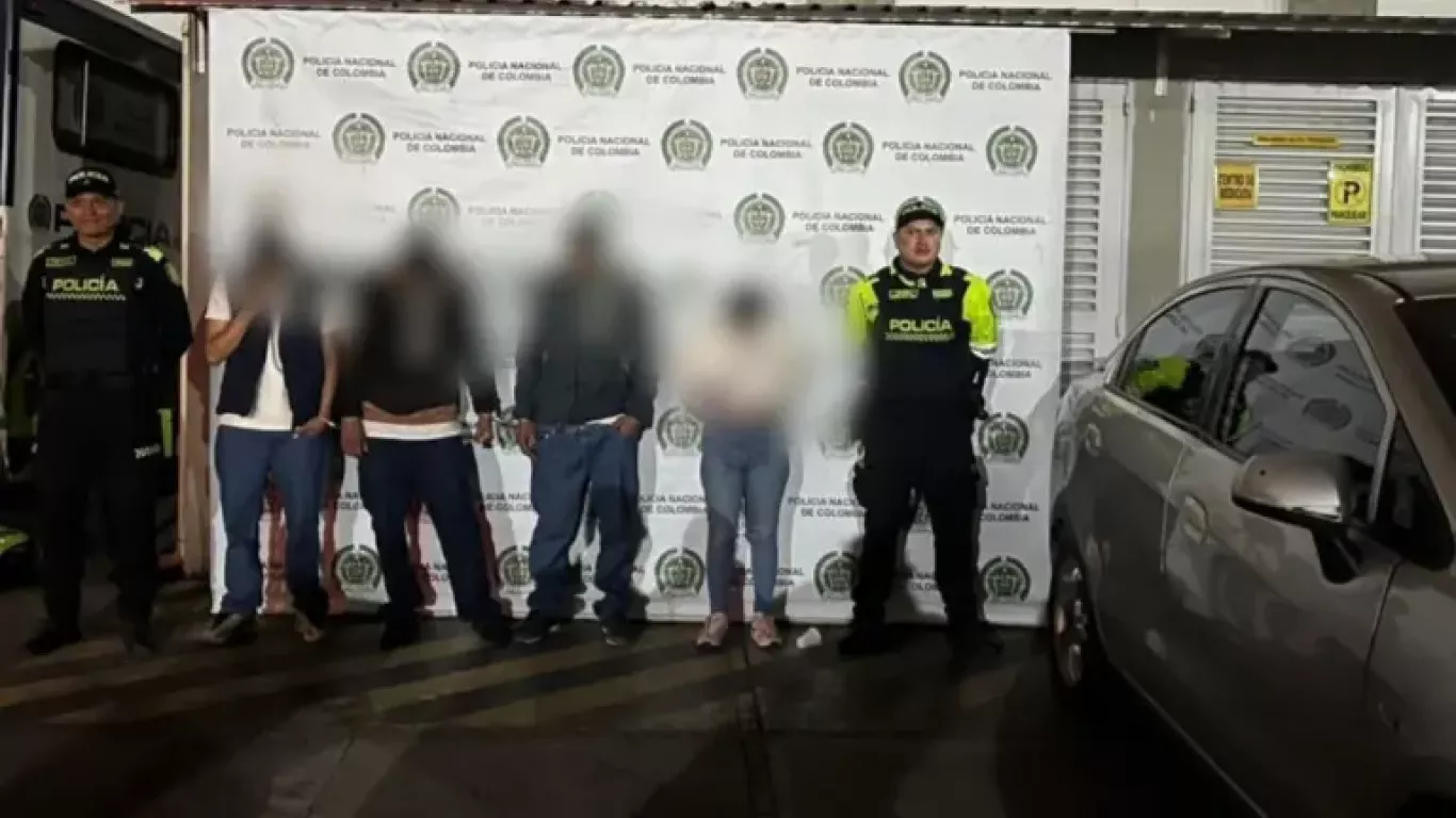 capturados por robo de vehiculo en bogota