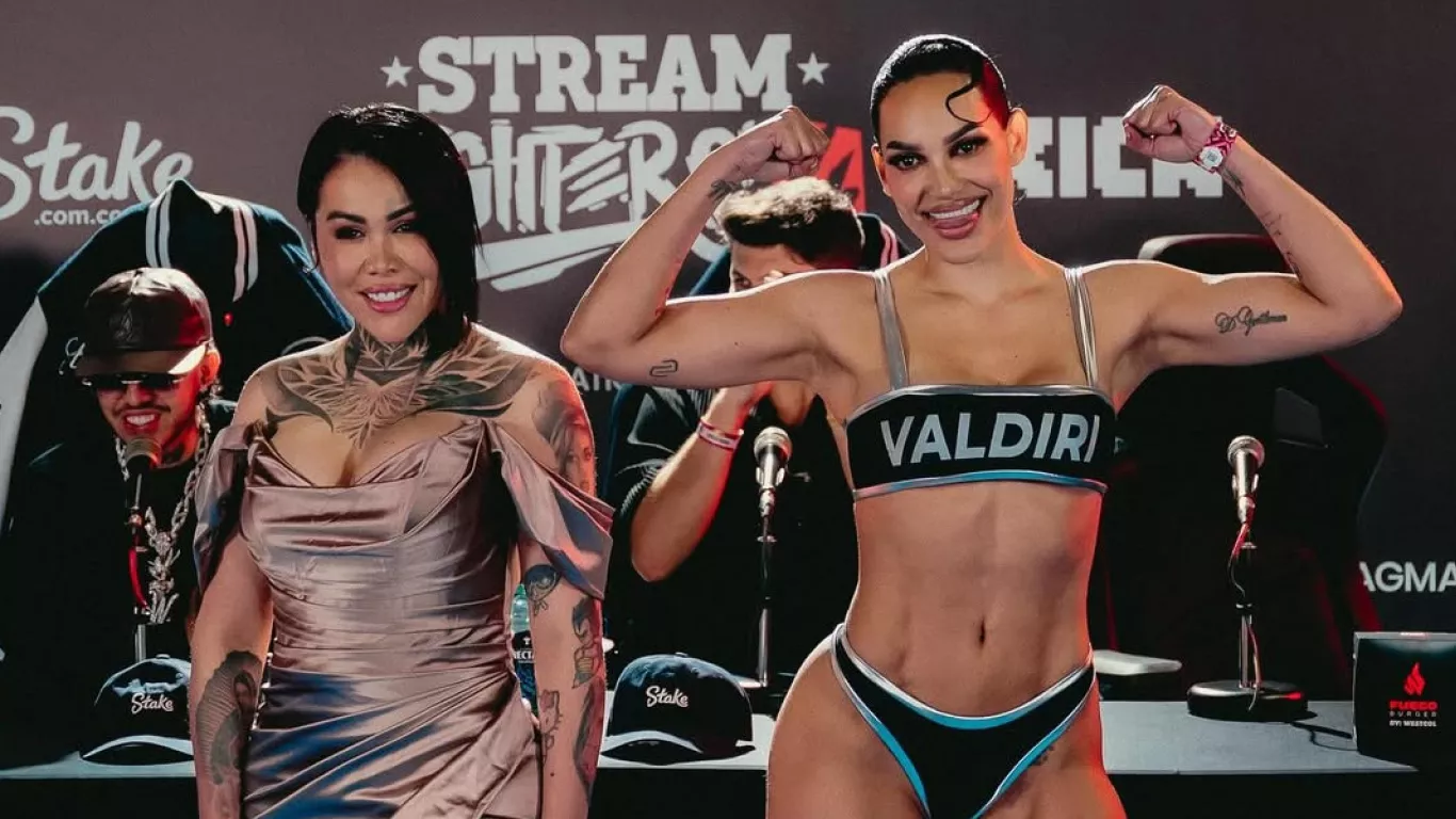  Andrea Valdiri y Yina Calderón en combate estelar en Stream Fighters IV