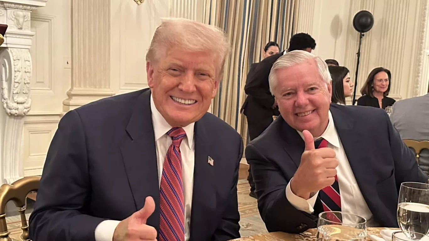 Lindsey Graham y donald trump