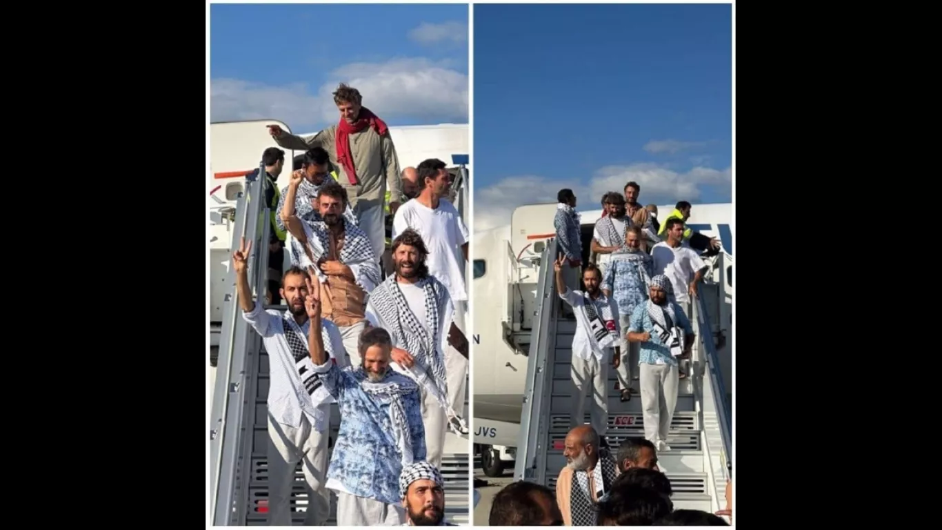 Activistas de la Flotilla Sumud llegan a Turquía