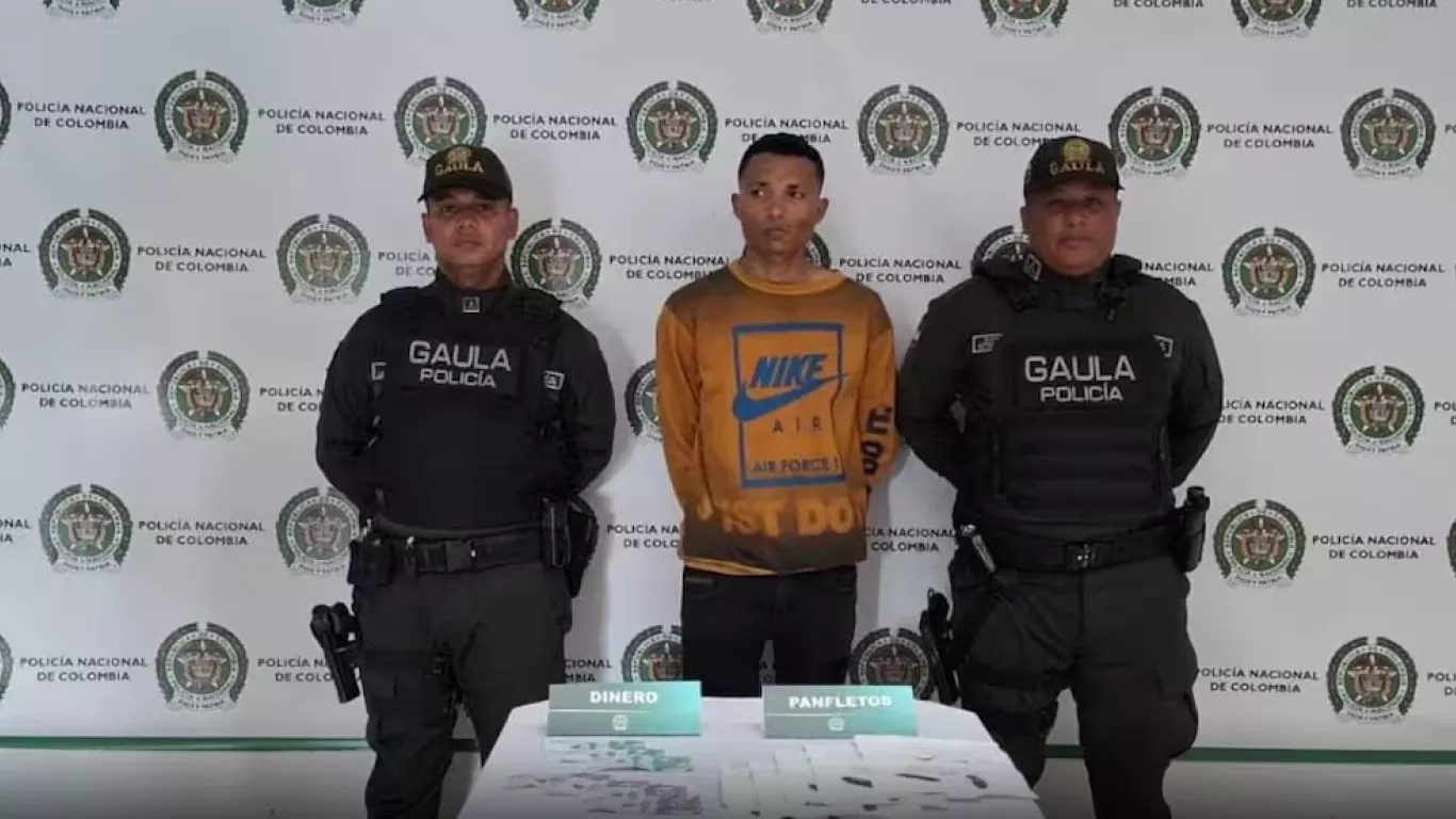 capturado  Kevin Díaz Charris