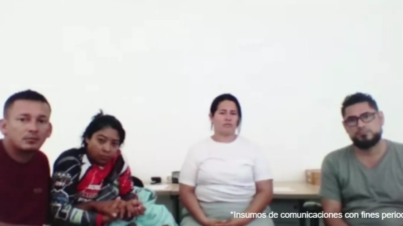 Capturados de la banda Los de Cuello Negro