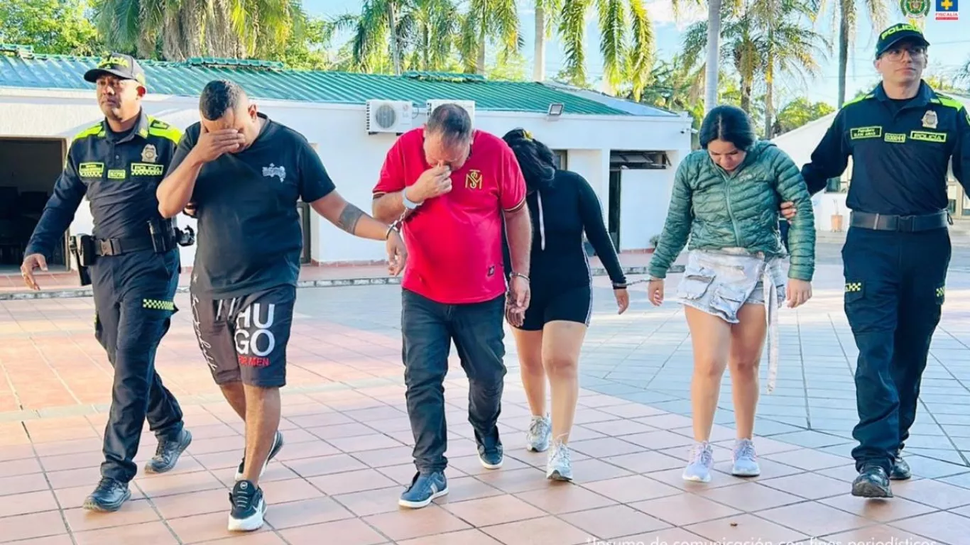 Presuntos responsables de hurtos en la modalidad de fleteo 