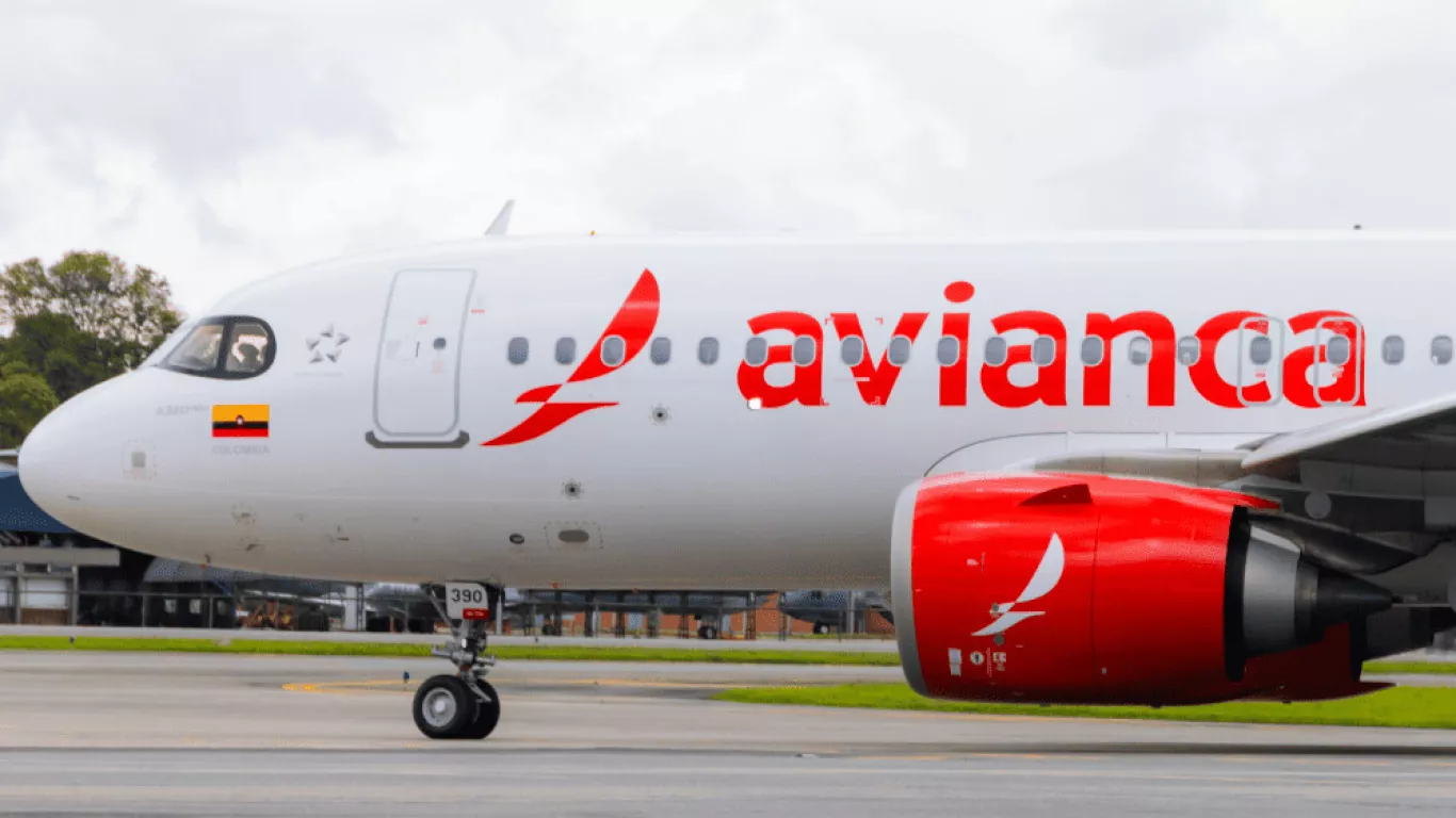 Avión de Avianca 