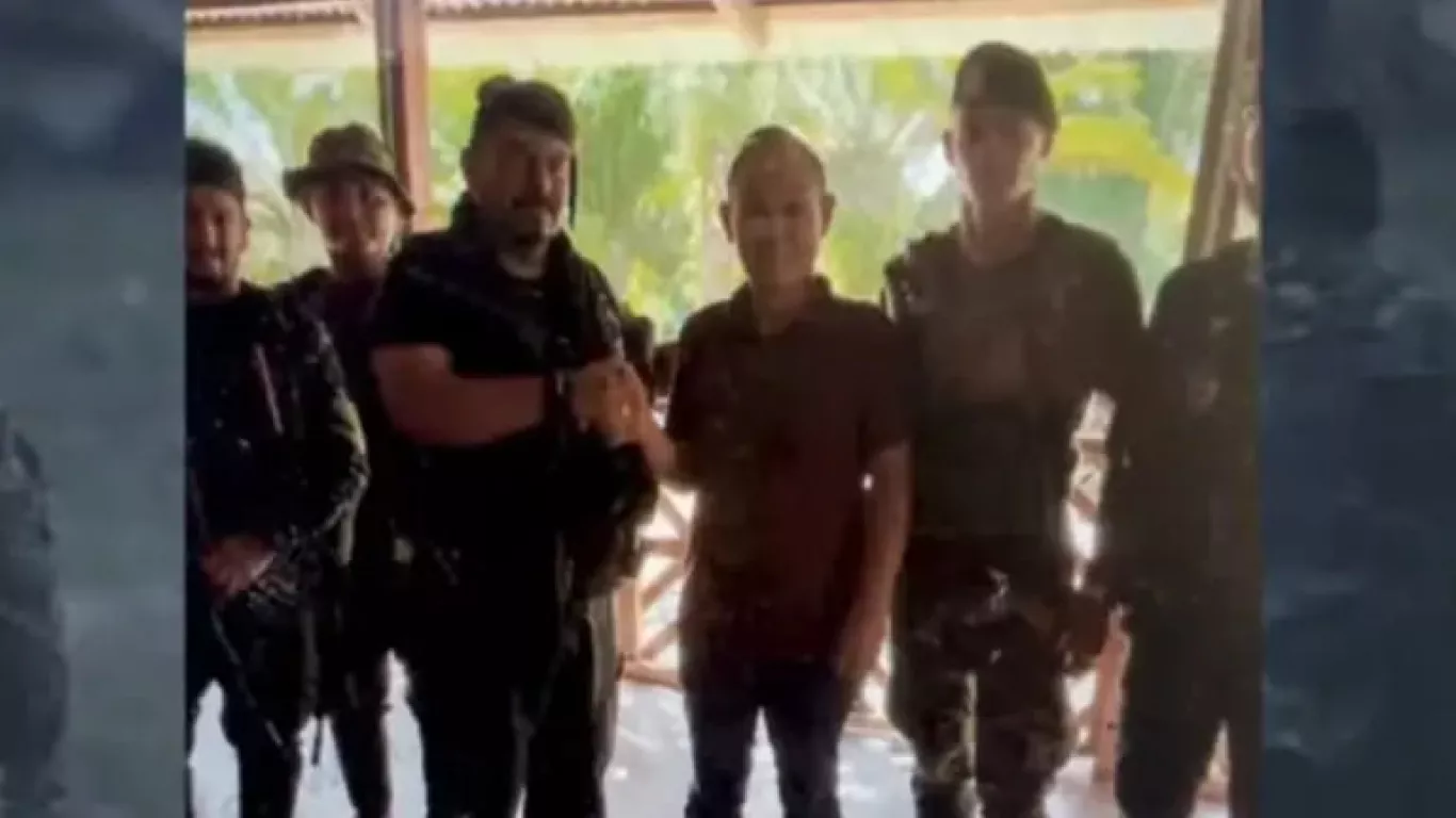 Ciudadano chino junto con disidencias Farc