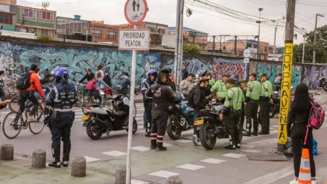 Multas de tránsito en Bogotá