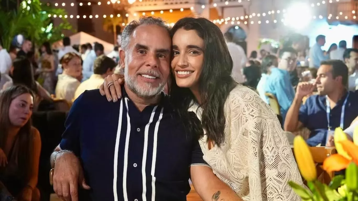 Armando Benedetti y su esposa Adelina Guerrero