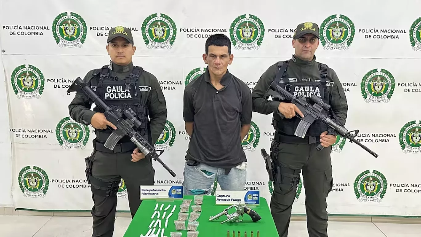Captura de ‘Dientes de Codorniz’ en Bucaramanga
