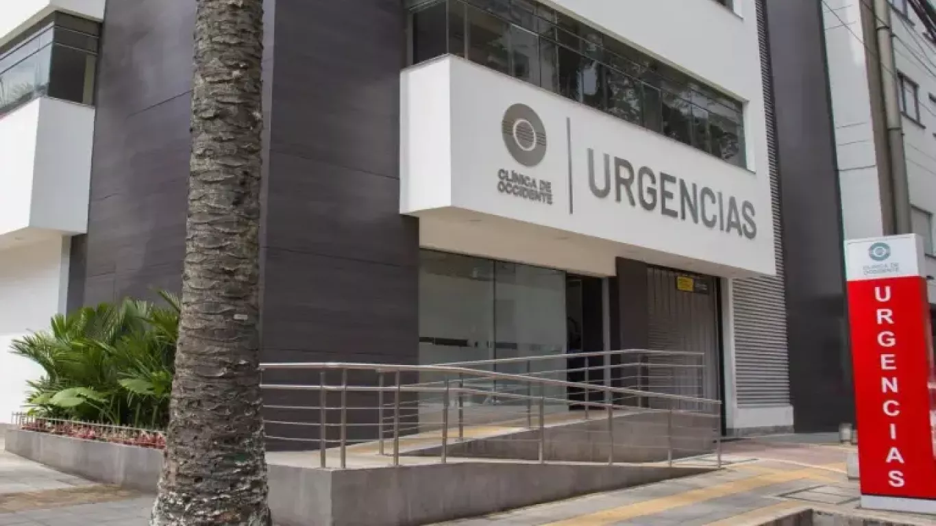 Servicio de urgencias de la Clínica de Occidente en Cali
