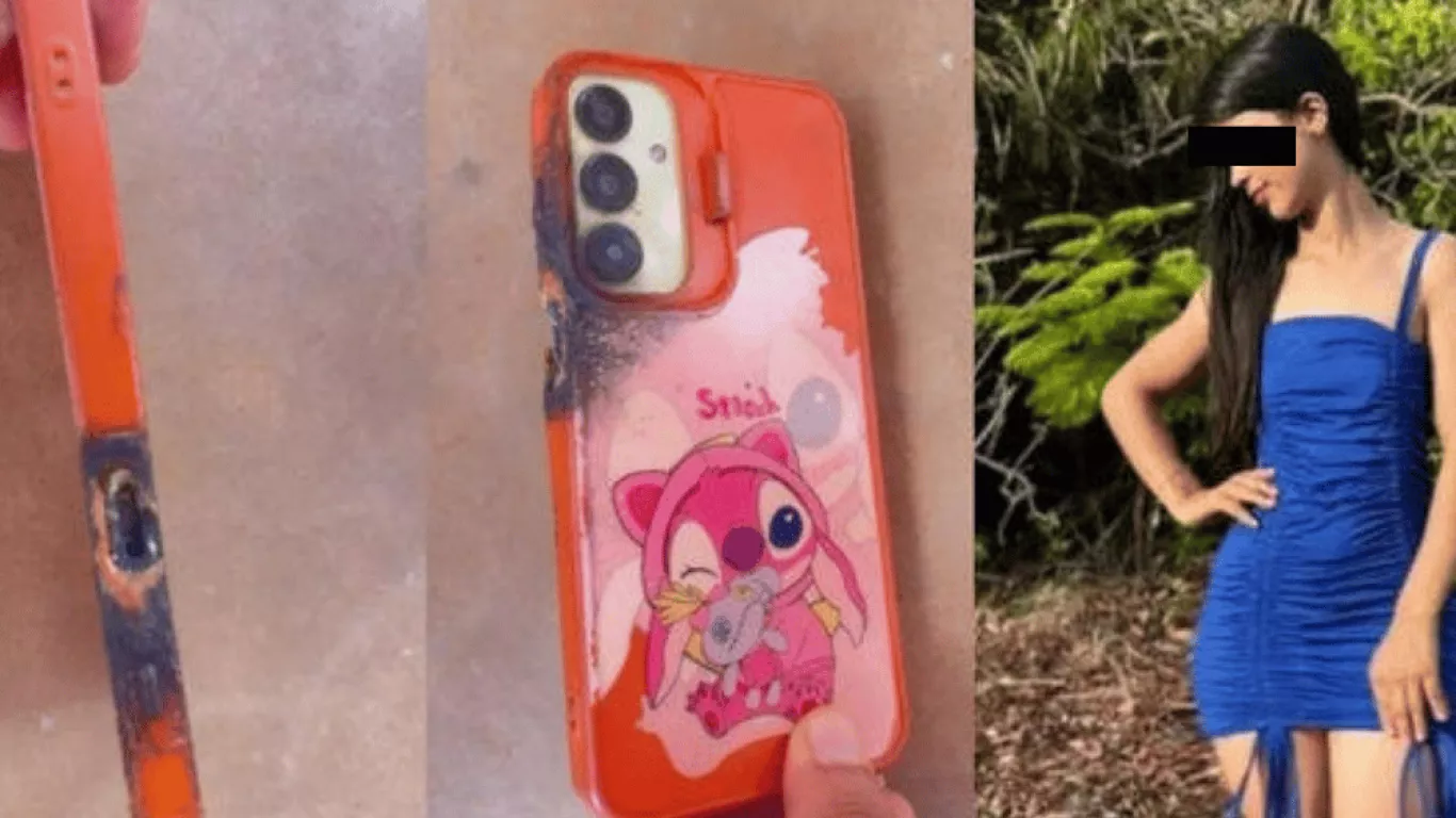 niña muere mientras cargaba el celular