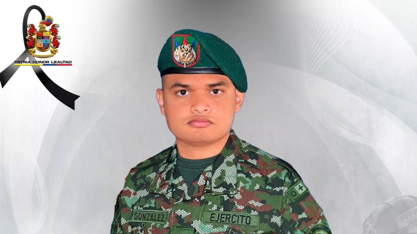 Soldado profesional Juan Esteban González Sánchez