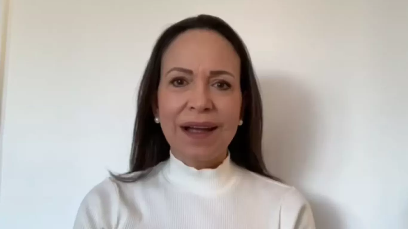 Maria Corina Machado, líder de las fuerzas democráticas de Venezuela