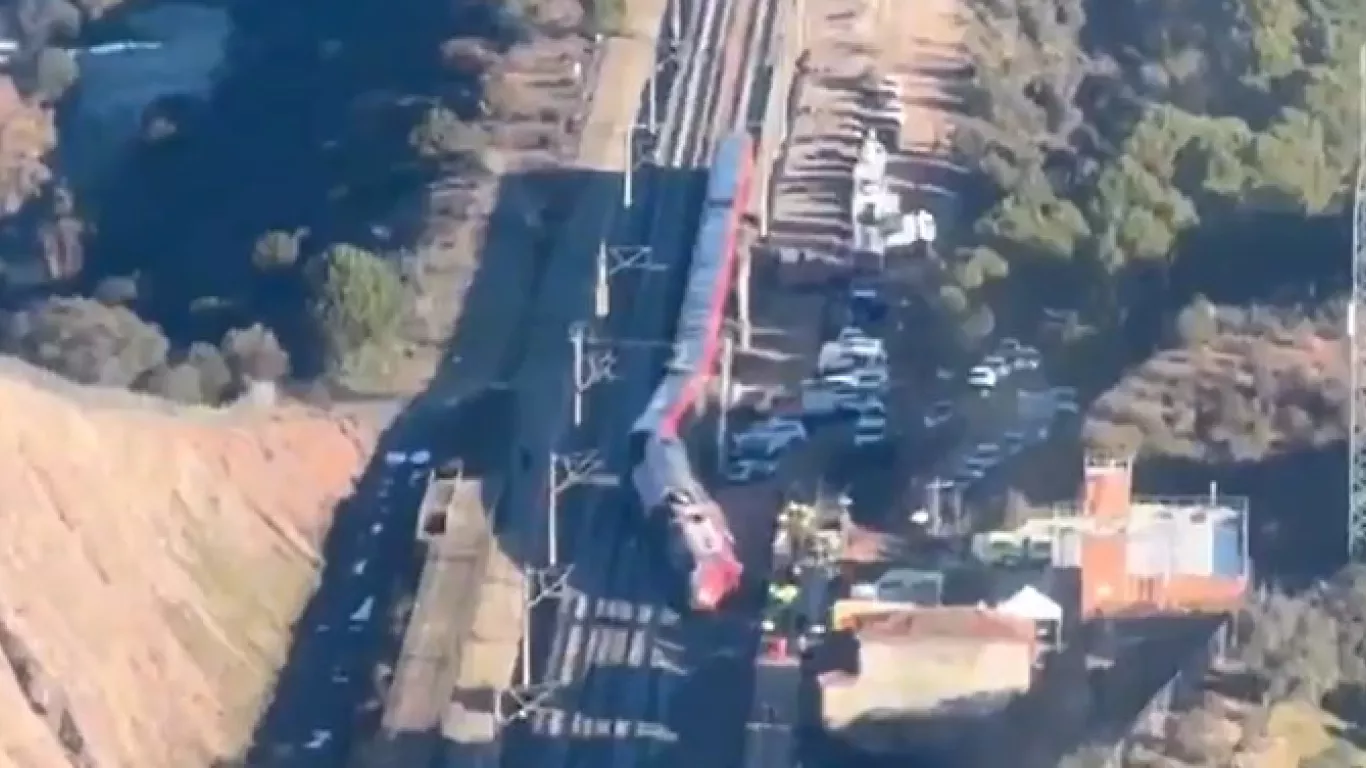 Choque de trenes en España 