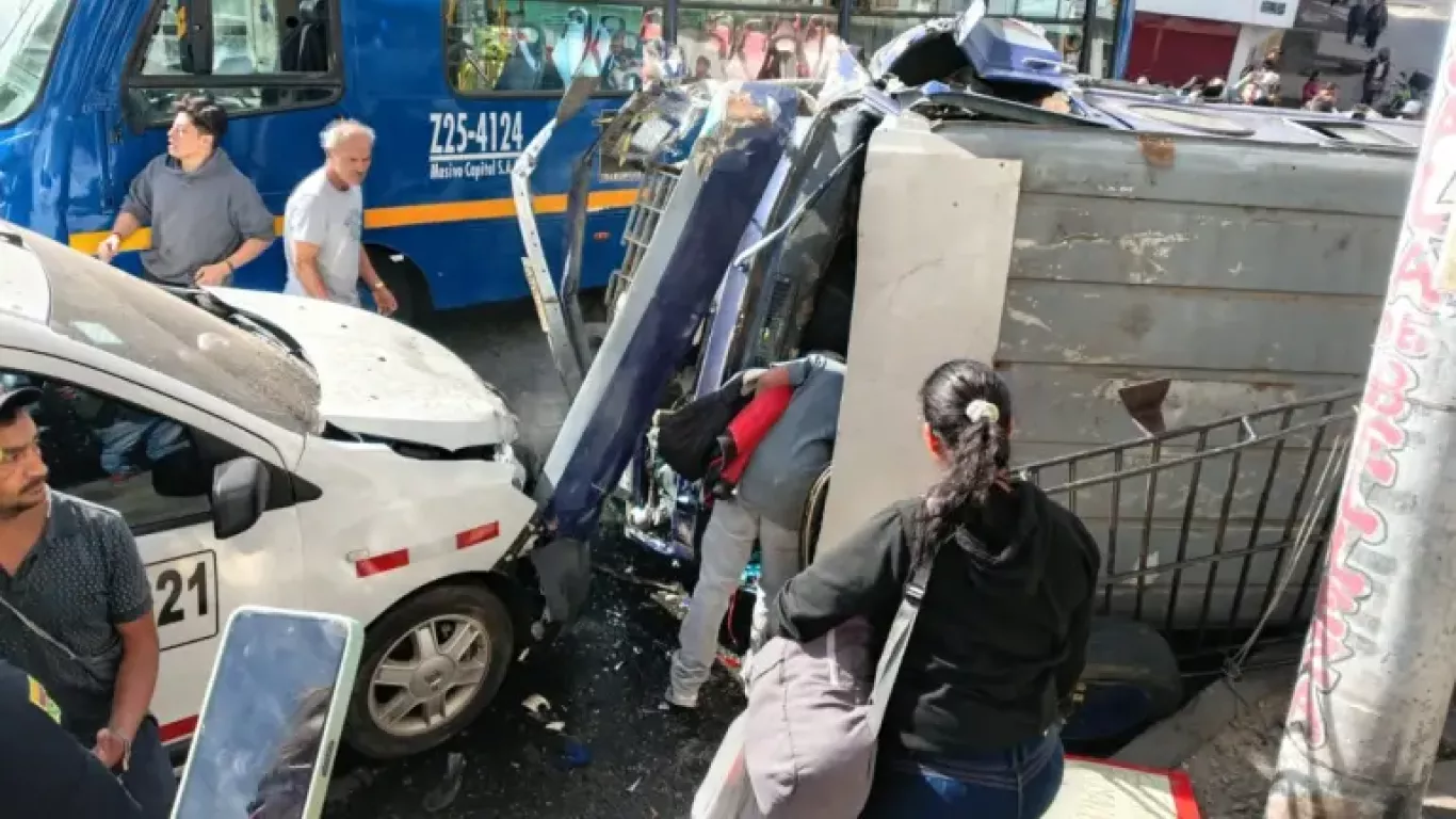 El vehículo se quedó sin frenos al sur de Bogotá