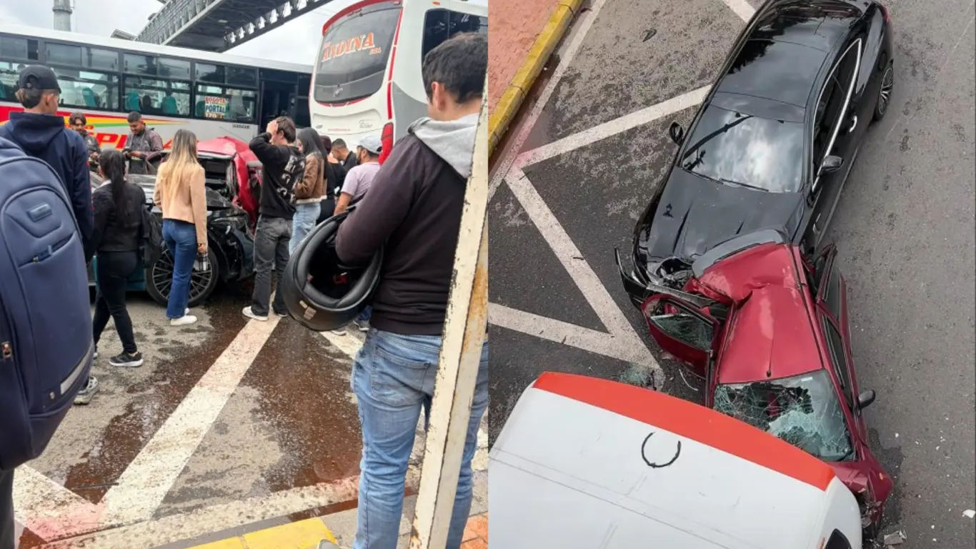Accidente norte de Bogotá