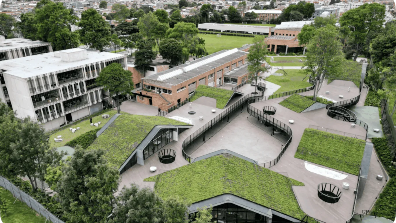 Campus del Gimnasio Campestre en Bogotá