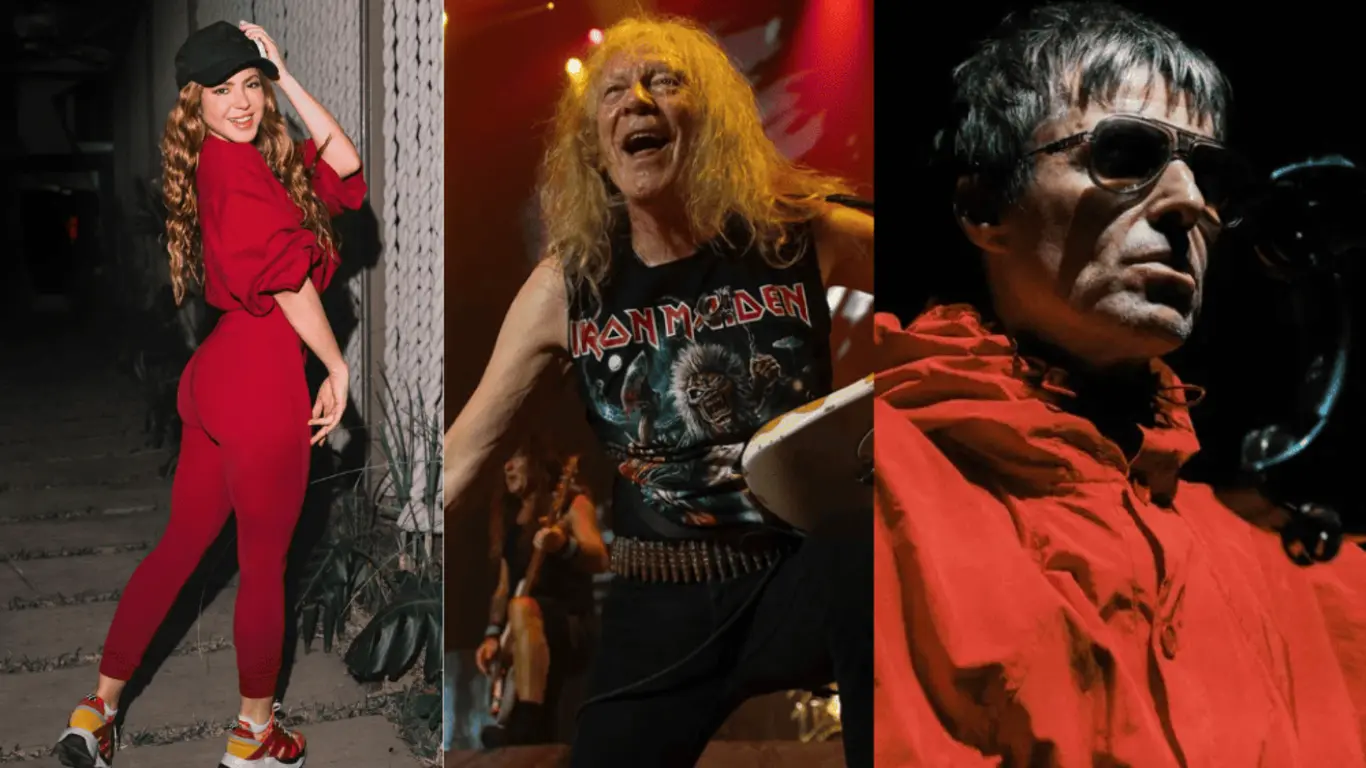  Shakira, Iron Maiden y Oasis
