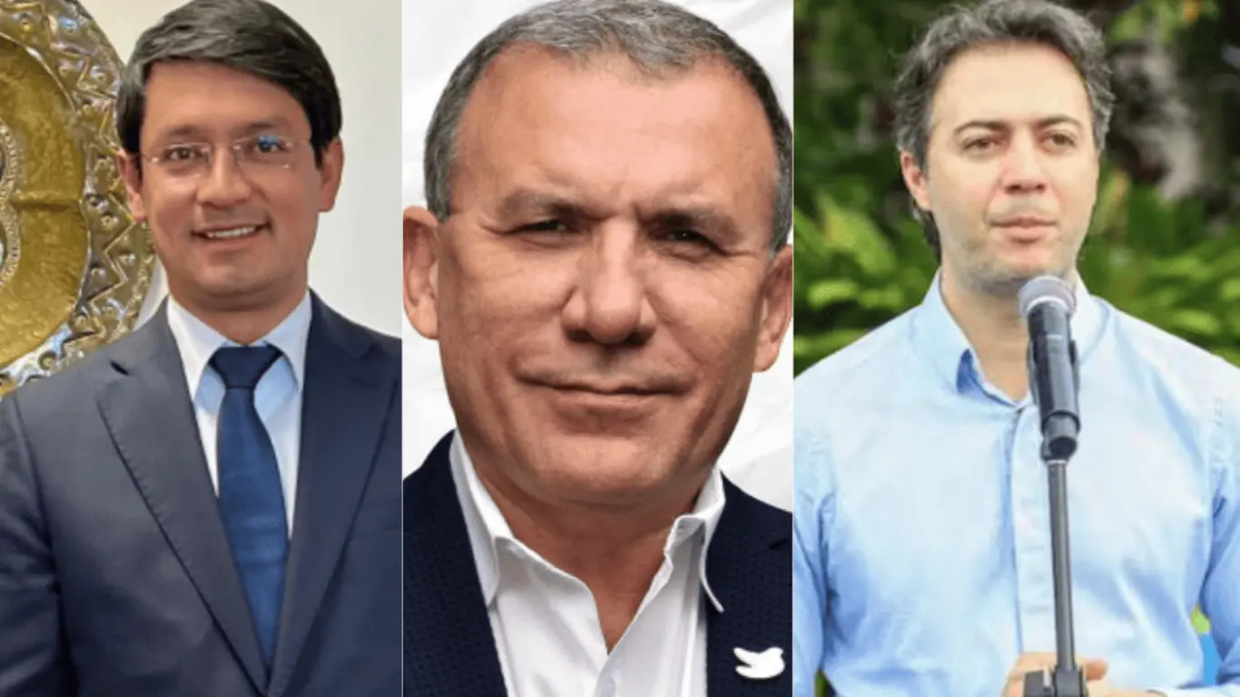 Camilo Romero, Roy Barreras y Daniel Quintero