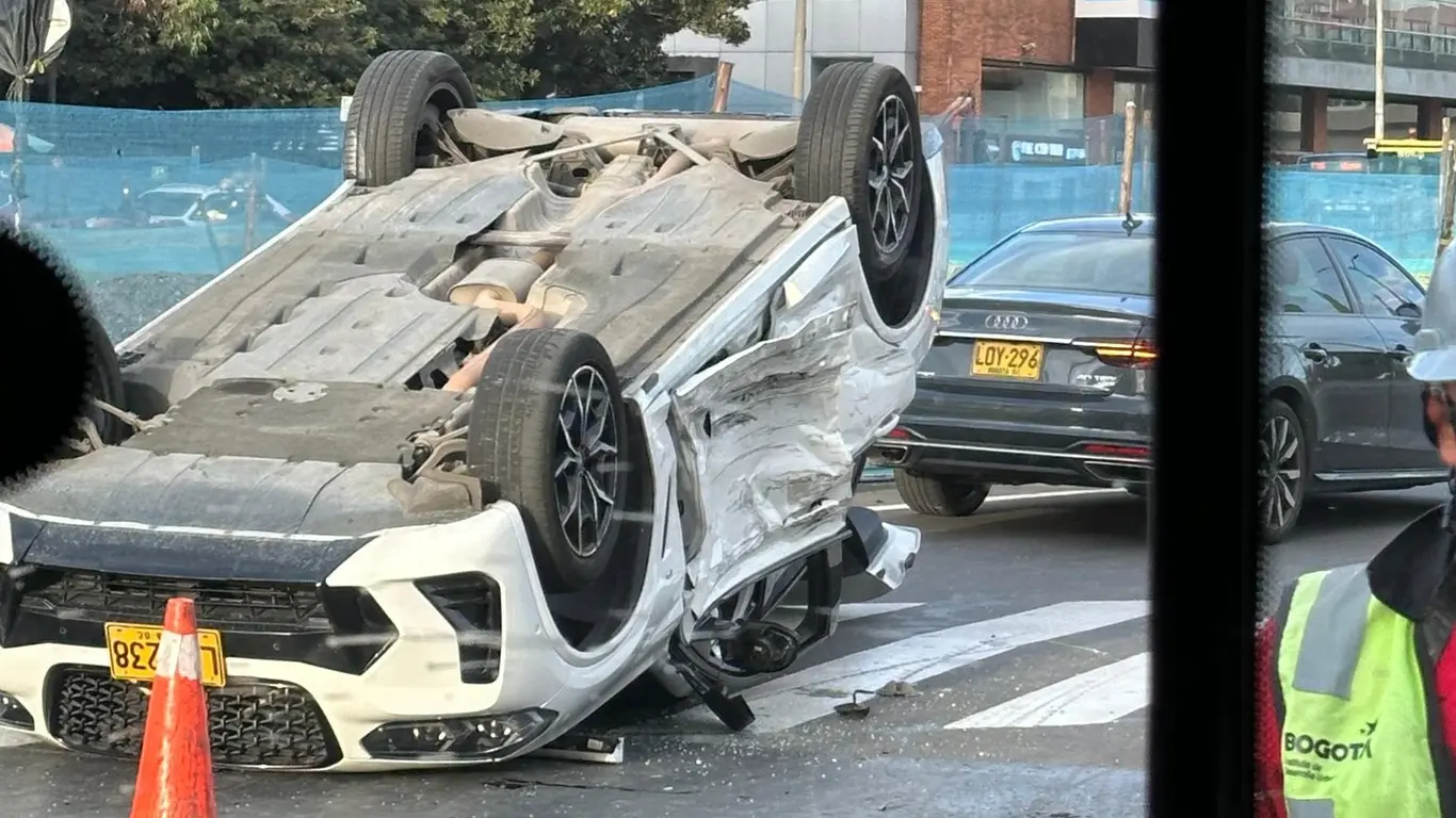 Accidente en la calle 100