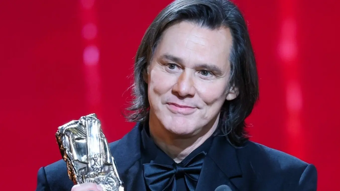 Jim Carrey recibiendo el César de Honor