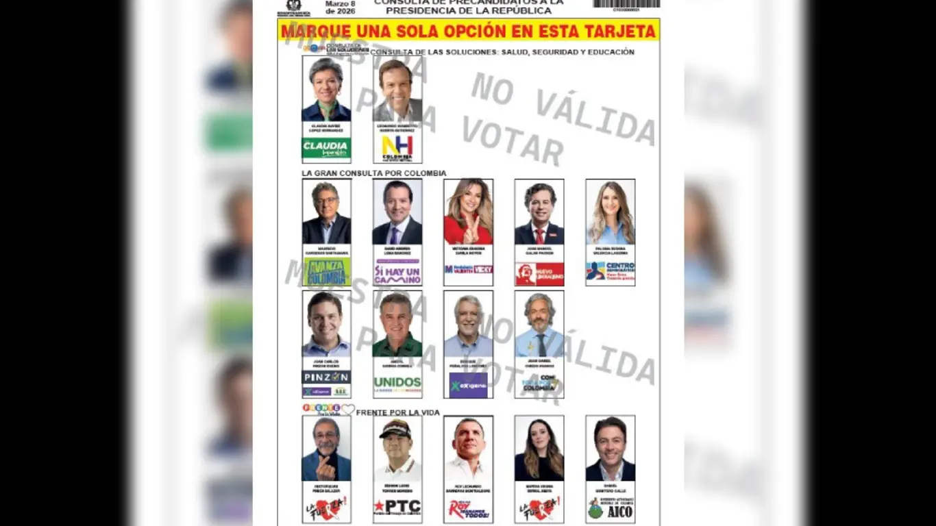 Tarjeta electoral consultas
