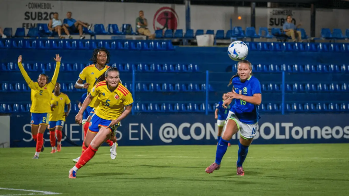 Brasil superó a Colombia por 1-0 en el hexagonal final del Sudamericano Femenino Sub-20 - crédito Conmebol