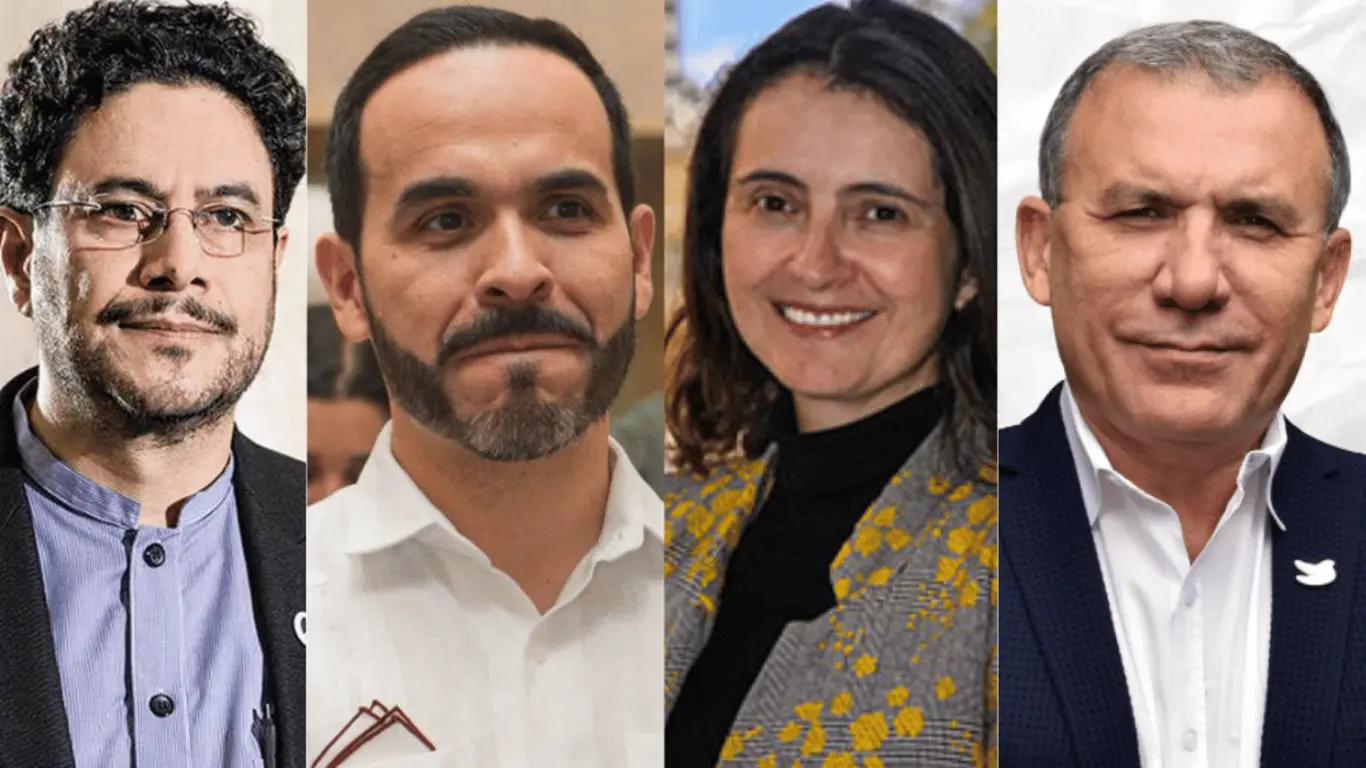 Iván Cepeda, Abelardo de la Espriella, Paloma Valencia y Roy Barreras 26 26