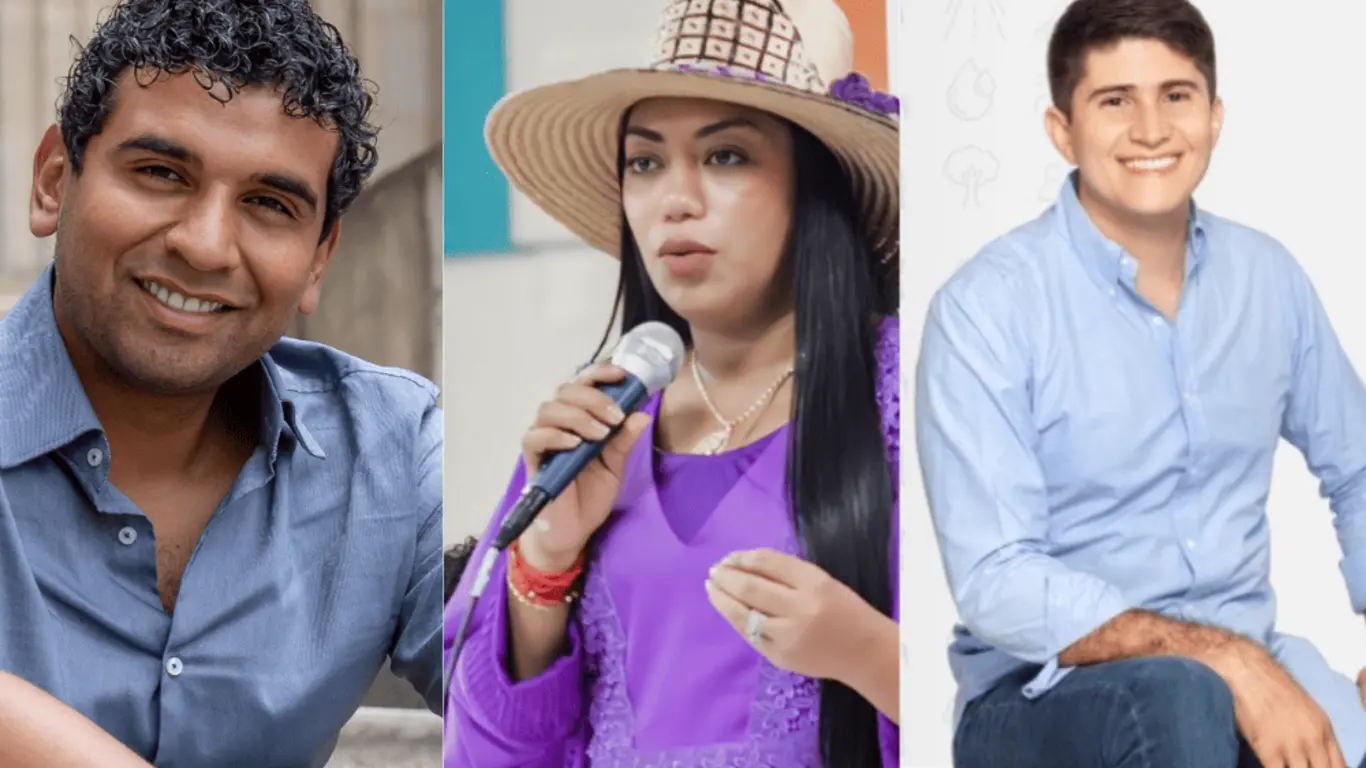 David Racero, Martha Peralta y Wadith Manzur