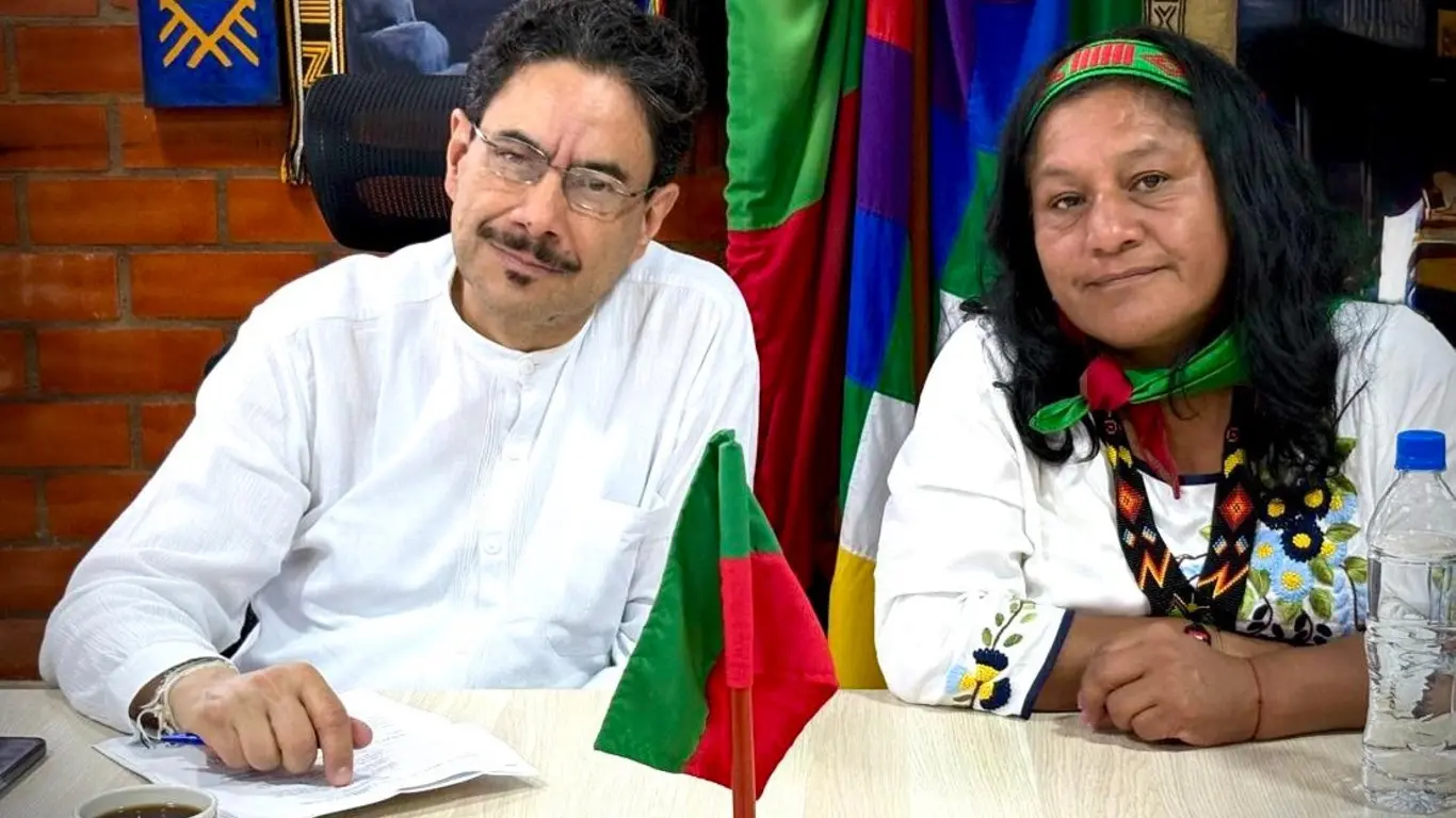 Iván Cepeda y Aida Quilcué