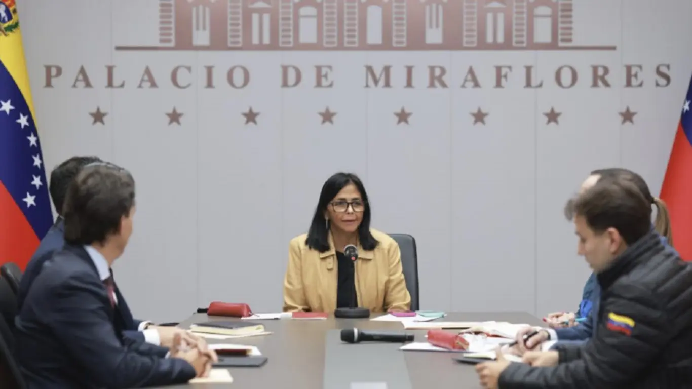 Delcy Rodríguez, presidenta encargada de Venezuela