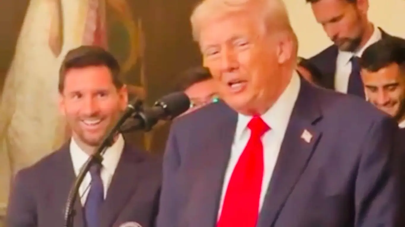 Lionel Messi y Donald Trump