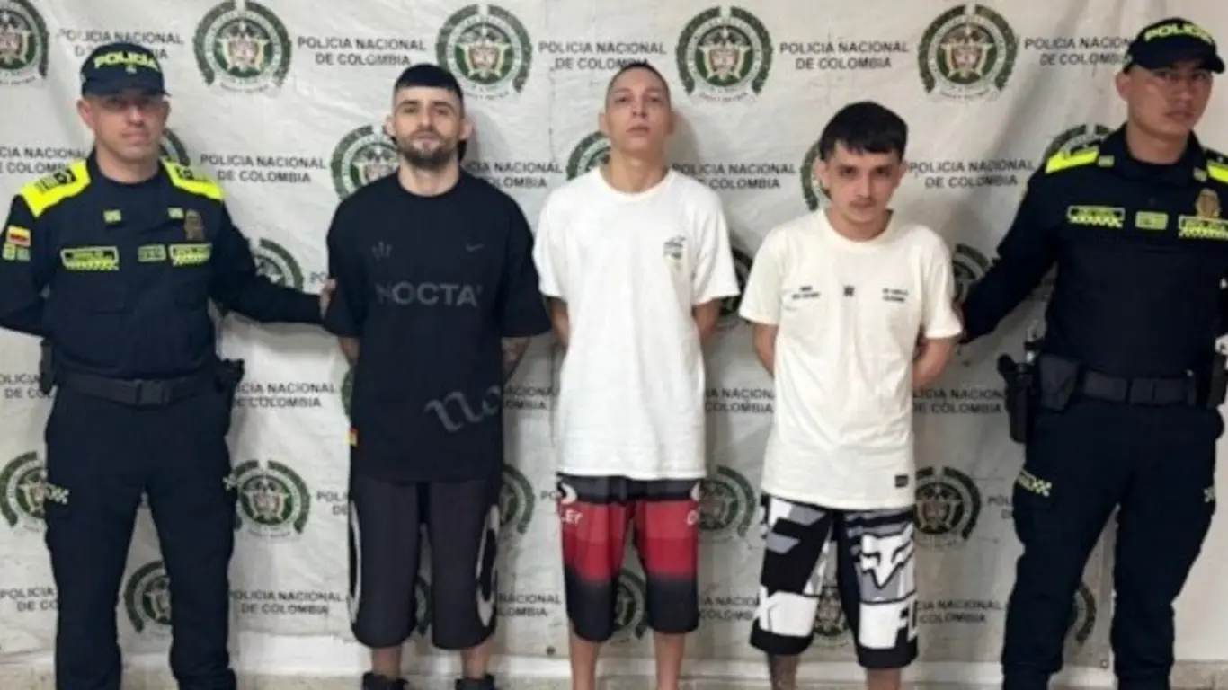 Integrantes del grupo delincuencial autodenominado ‘Nueva Generación’