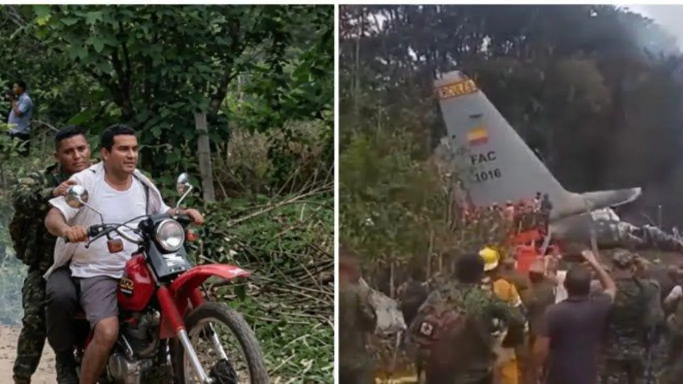 Jhan Trujillo, habitante de Puerto Leguízamo, participó en el rescate y traslado de militares heridos del avión C-130 Hércules