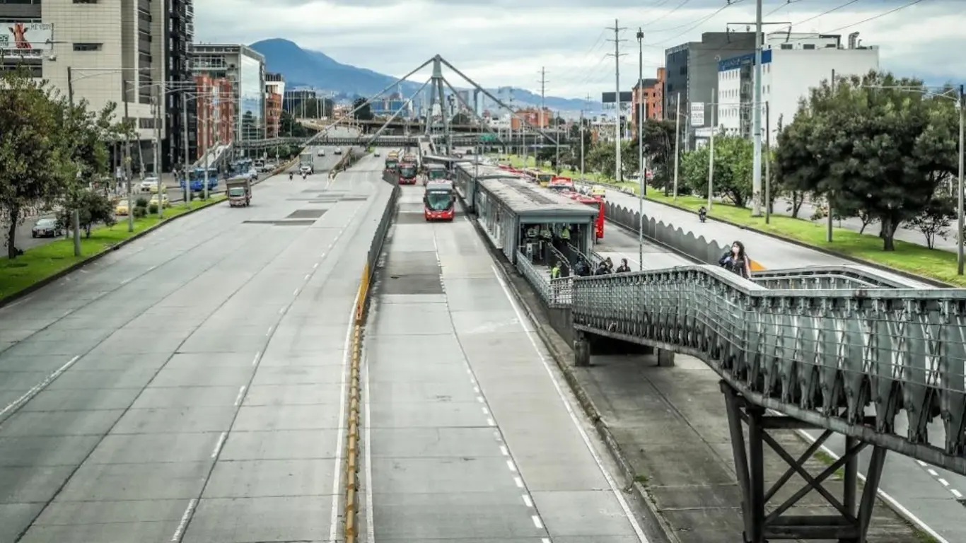 Autopista Norte en Bogotá