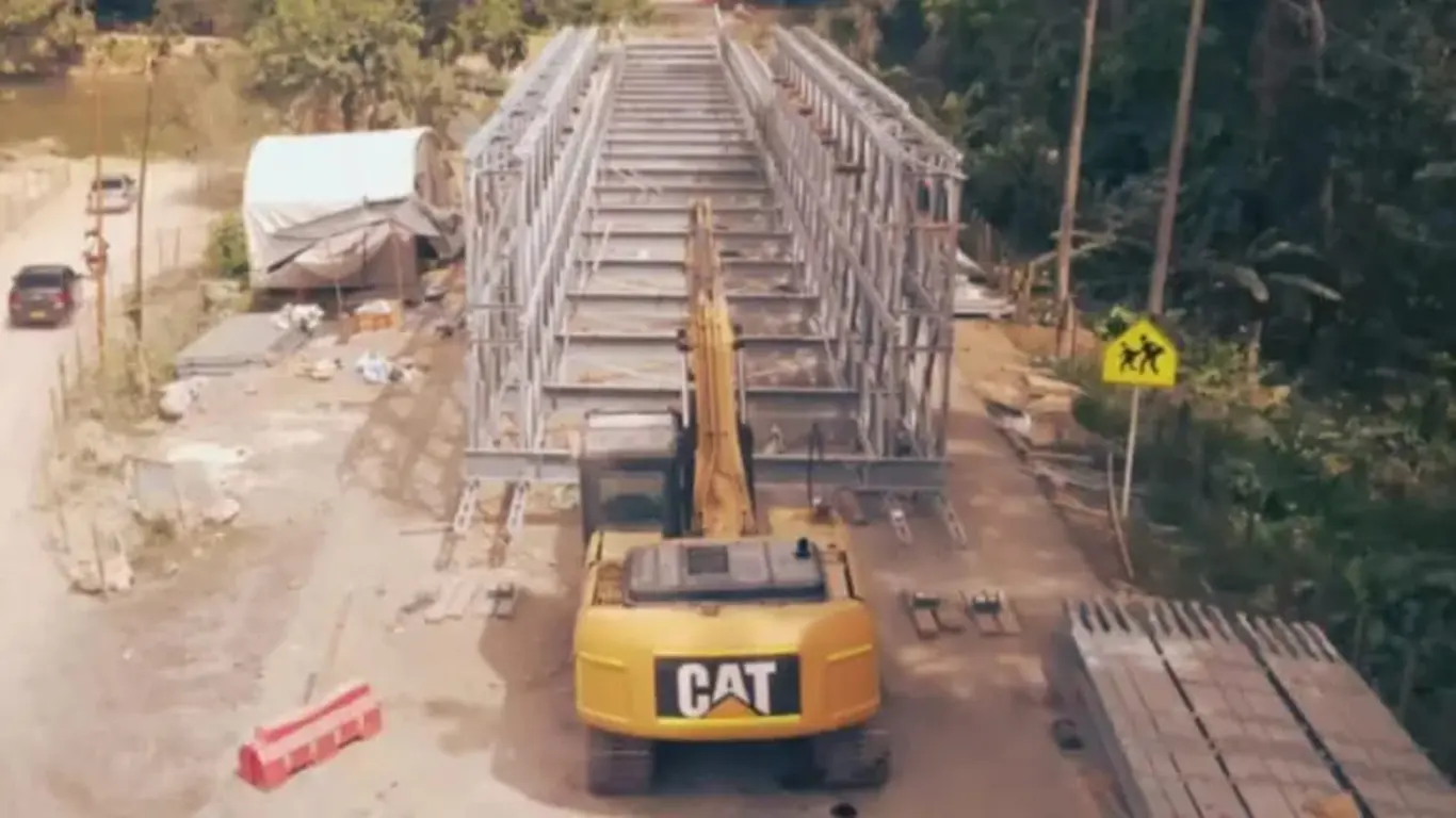 Puente militar en Mendihuaca