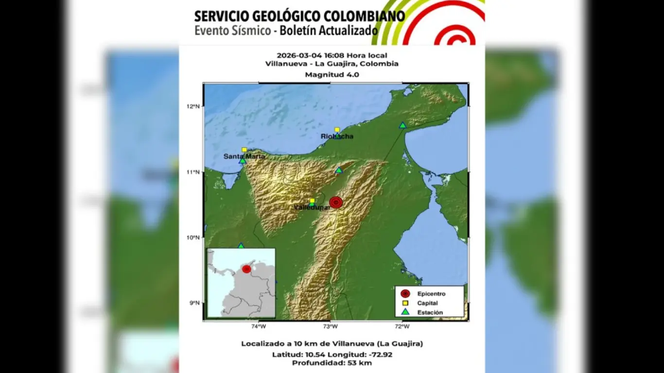 Sismo La Guajira