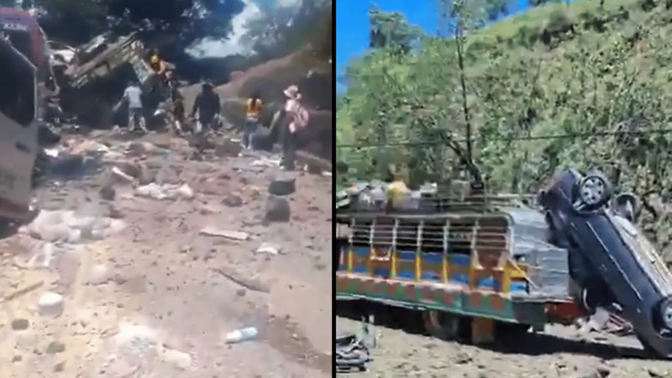 Atentado con explosivos en la vía Panamericana 2504