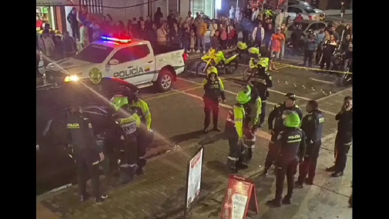 Balacera norte de Bogotá